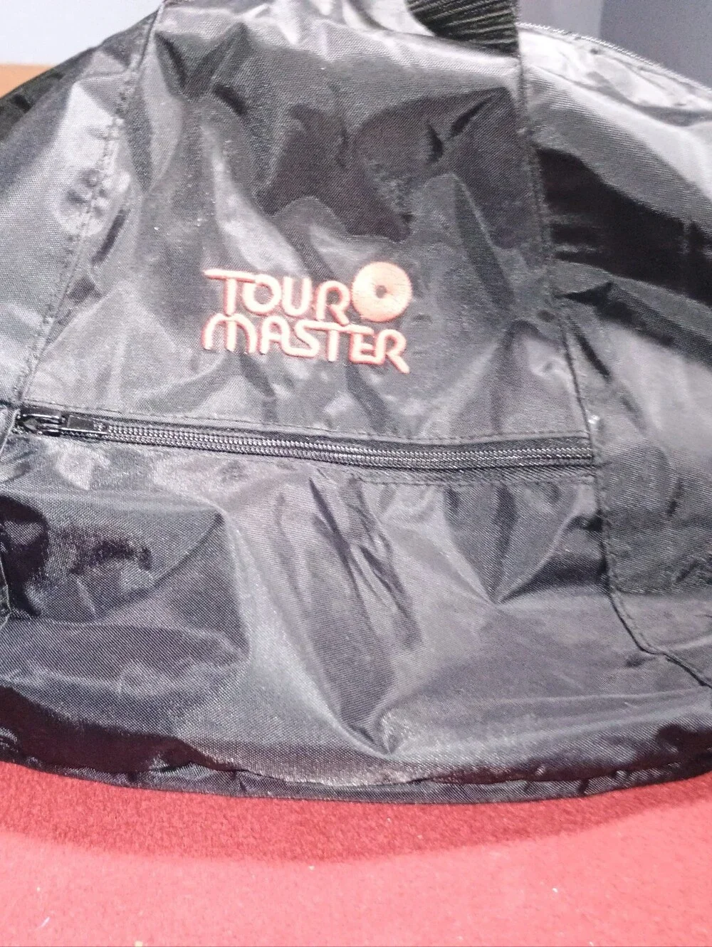Black Tour Master Motorcycle Helmet Bag Fleece lined